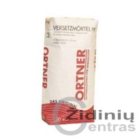 Ortner keramikinis mišinys pakuroms 20kg. 1mm