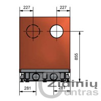 Židinys krosnims Ortner GO13-63/51
