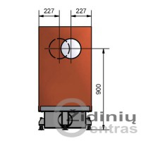 Židinys krosnims Ortner GO7-37/51