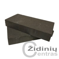 Šamotinė plyta 230x114x40mm (juodas šamotas)