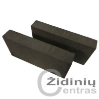 Šamotinė plyta 230x114x40mm (juodas šamotas)