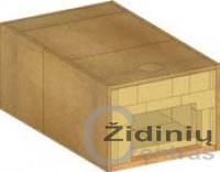 Wolfshoher duonkepė krosnis KABoB 60120 N+F (durelės be stiklo - pagrindas 60x120cm)