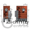Židinys krosnims Ortner SE9S-70/40/38L