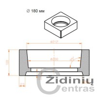 Wolfshoher vakuminis perėjimas GD 270x270x100 HKC