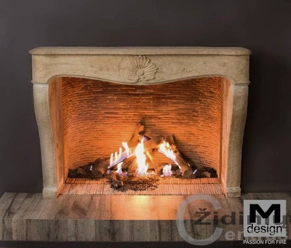 Židinys dujinis M-design True Vision Rustica xlarge