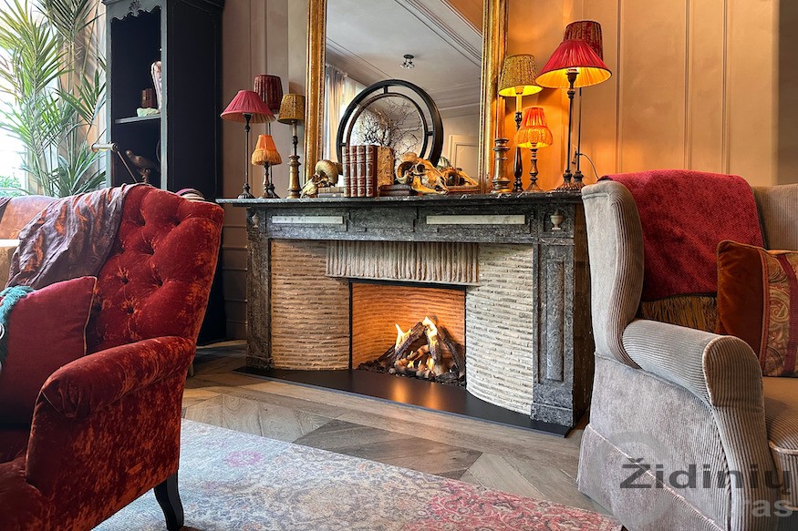 Židinys dujinis M-design Ultra View 750 Gas