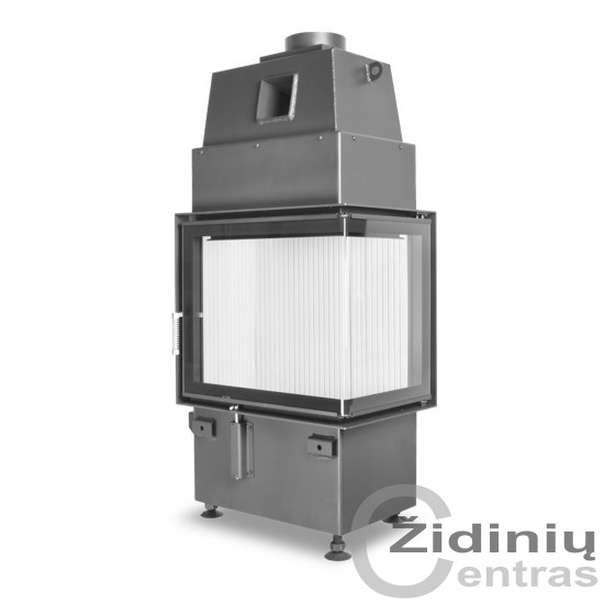 Židinys Hoxter ECKA 50/35/45R-SP dešinė (su stiklo paketu)