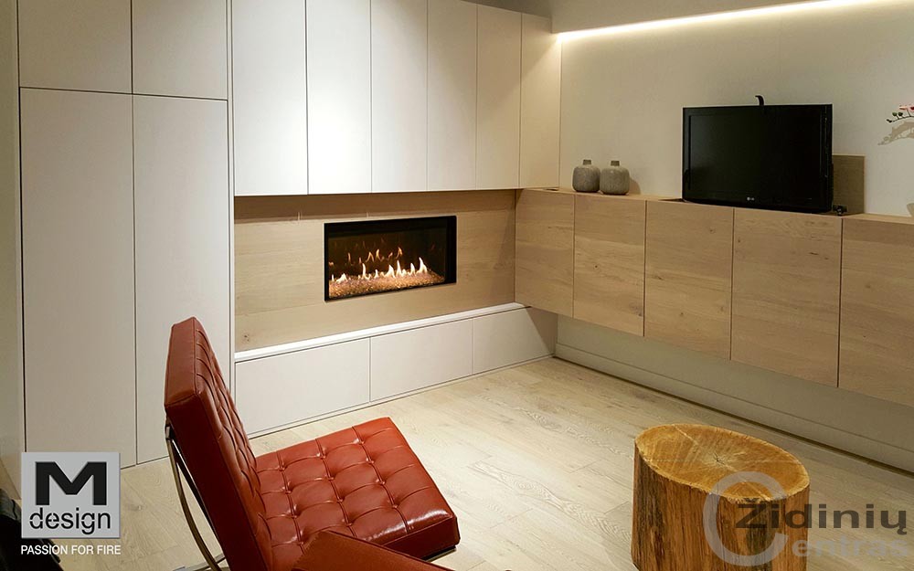 Židinys dujinis M-design Luna 1000DH Gas